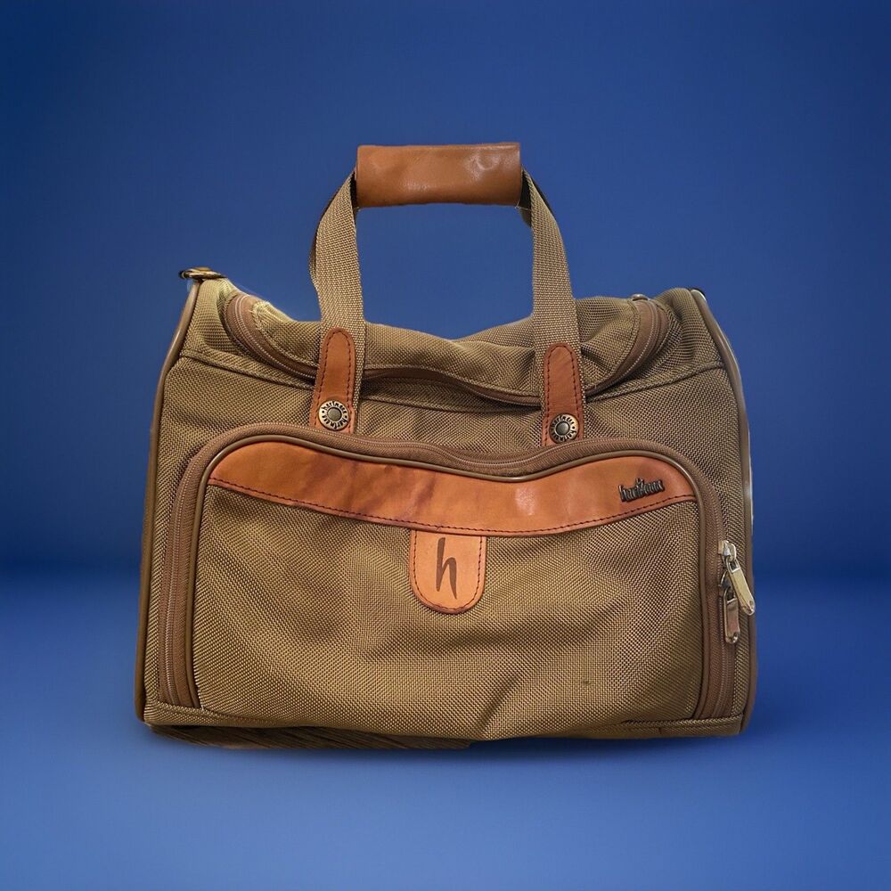 Hartmann Intensity Collection Dopp Kit Ballistic Nylon Leather Trim Toiletry Bag
